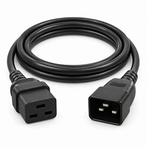 Cabo de Força IEC C19 Fêmea para C20 Macho 16A 1,8 m