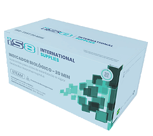 09 - Indicador Biológico 20 minutos - Fluorimétrico (50 unid.) - IS8-Test 20M