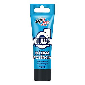 VOLUMAÇO MÁXIMA POTÊNCIA GEL EXCITANTE MASCULINO TRADICIONAL 15ML SOFT LOVE