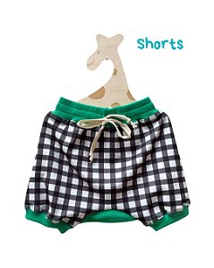 Shorts Cargo Malha Saruel Xadrez