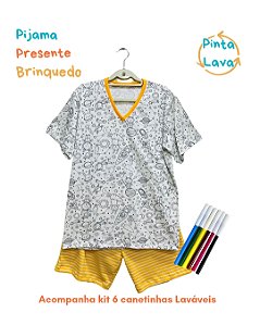 Pijama Adulto Masculino Dpano para Pintar