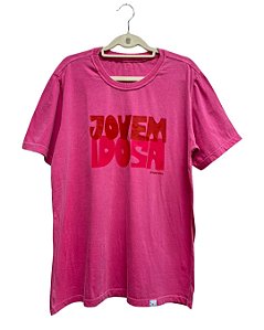 Camiseta Jovem Idosa Rosa