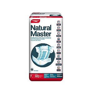 Fralda Geriátrica Natural Master XG 7 unidades