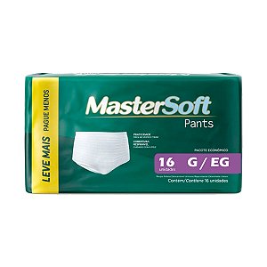 Roupa Íntima Mastersoft Pants G/XG 16 unidades