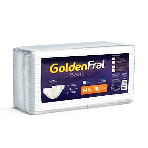 Fralda Geriátrica Goldenfral Basic M 30 unidades