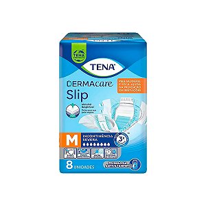 Fralda Geriátrica Tena Dermacare Slip M 8 Unidades