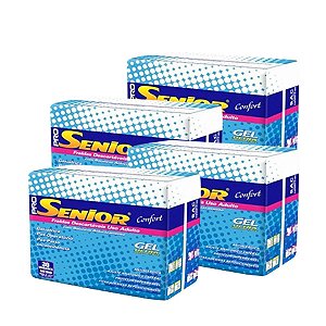 Fralda Geriátrica Pro Senior Mega M (Kit com 120 unidades)