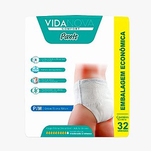Roupa Íntima Vida Nova Pants P/M 32 unidades