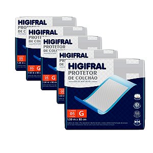 Protetor de Colchão Descartável Higifral (Kit com 40 Unidades)