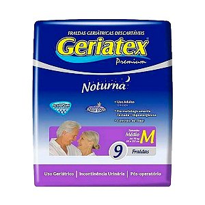 Fralda Geriátrica Geriatex Premium M 9 unidades
