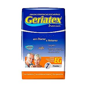 Fralda Geriátrica Geriatex Premium EG 7 unidades