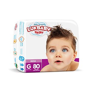 Fralda Infantil Luk Baby Jumbo G 80 unidades
