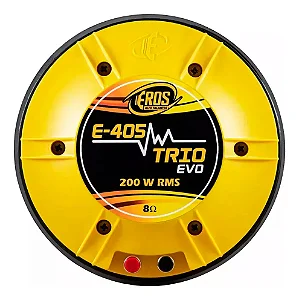 Driver E405 Trio Evo 200wrms 8ohms Fenólico Amarelo