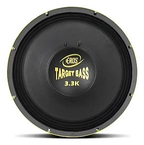 Alto Falante Eros 15 Pol Target Bass 3.3 K Potencia 3300w 4 Ohms Cor Amarelo
