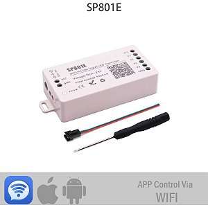 Central led sp801 Wi-Fi para paredão e mesa de som