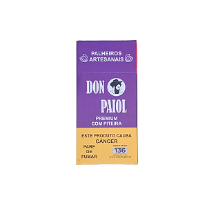 Cigarro de palha - Don Paiol - sabor uva