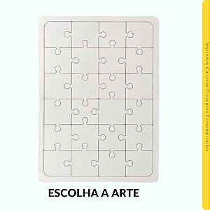Quebra Cabeça 24 Pçs MDF 3MM