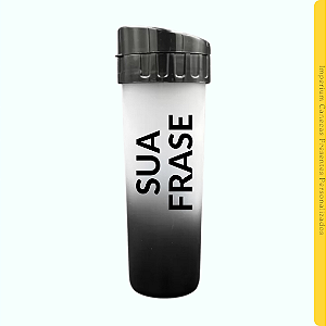 Garrafa Degradê Preto 450ml