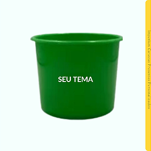 Balde de Pipoca Verde 1,5L