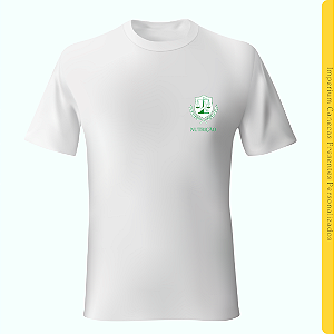 Camiseta Branca - Nutrição