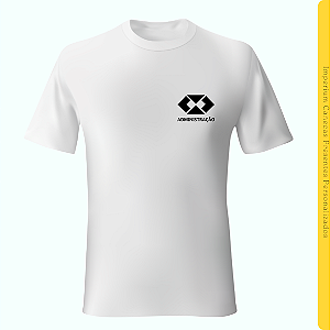 Camiseta Branca - Administração