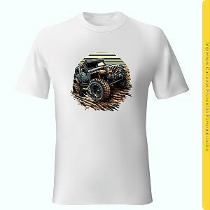 Camiseta Branca - Jeep