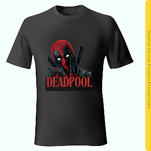 Camiseta Preta - Deadpool