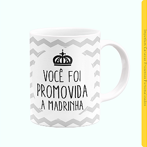 Caneca Branca Lisa 325ml - Dinda