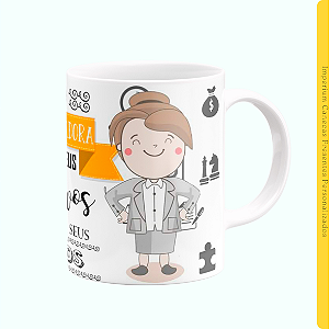 Caneca Branca Lisa 325ml - Administradora
