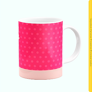 Caneca Branca Lisa 325ml - Eu Amo Ser Veterinária