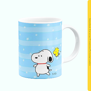 Caneca Branca Lisa 325ml - Alma Leve, Mente Limpa e Coração em Paz!