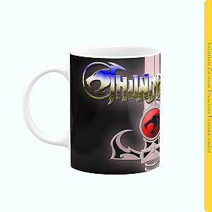 Caneca Branca Lisa 325ml - Thundercats