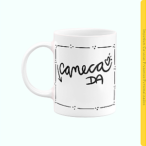Caneca Branca Lisa 325ml - Caneca da...
