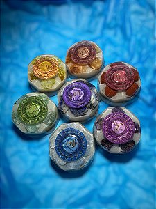 Kit Orgonites 7 Chakras