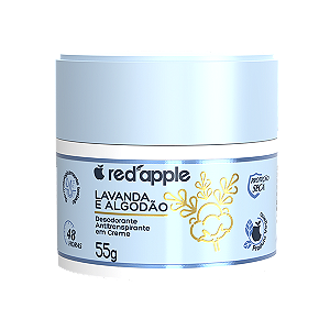 Desodorante Antitranspirante em Creme Lavanda e Algodão