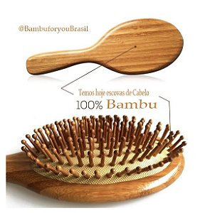 50 % de Pagamento de escovas de Cabelo Bambu