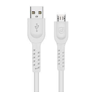 Cabo Dual Shock Branco Micro USB V8 - 1,2m – GShield