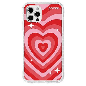 Capa Gocase Super Corações Para iPhone 12/12 Pro
