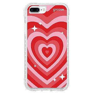 Capa Gocase Super Corações Para iPhone 7 Plus/8 Plus
