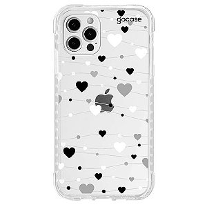 Capa Gocase Varal De Corações Para iPhone 12/12 Pro