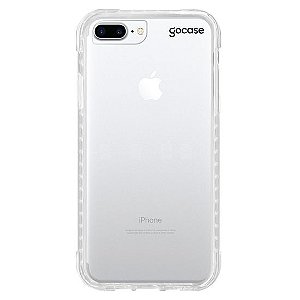 Capa Gocase Clear Logo Black Para iPhone 7 Plus/8 Plus