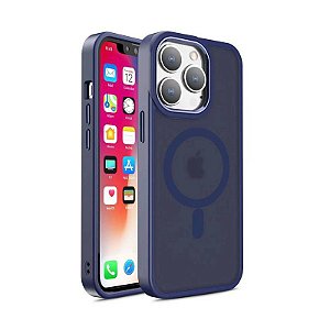 Capa Infinity Smoke MagSafe Azul para iPhone 15 Pro