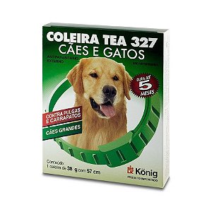 Coleira Antiparasitária Tea 327 Cães 38g