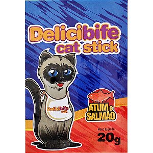 Delicibife Cat Stick Atum e Salmão 20g
