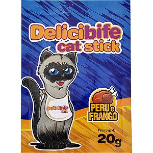 Delicibife Cat Stick Peru e Frango 20g