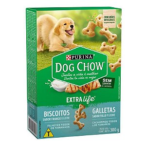 Dog Chow Carinhos Filhotes Todos os Tamanhos Frango e Leite 300g