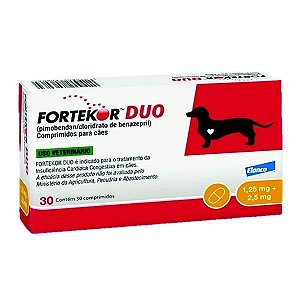 Fortekor Duo 1,25/2,5mg com 30 Comprimidos