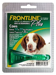 Frontline Plus 1,34ml para Cães de 10 a 20Kg