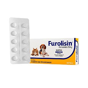 Furolisin 20mg com 10 Comprimidos