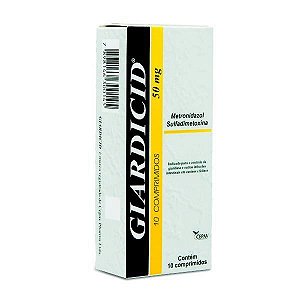 Giardicid 50mg 10 Comprimidos